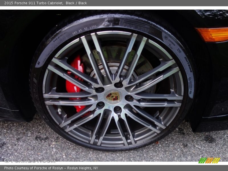 Black / Black 2015 Porsche 911 Turbo Cabriolet