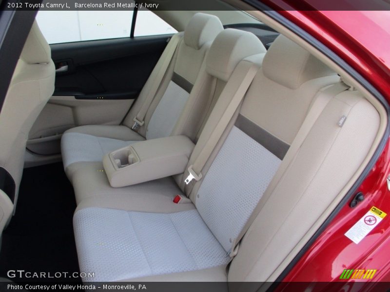 Barcelona Red Metallic / Ivory 2012 Toyota Camry L