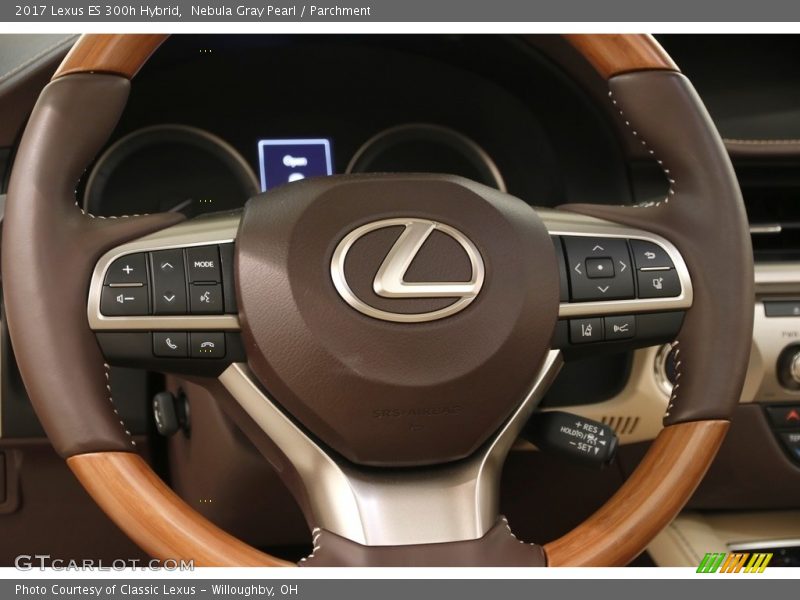 Nebula Gray Pearl / Parchment 2017 Lexus ES 300h Hybrid