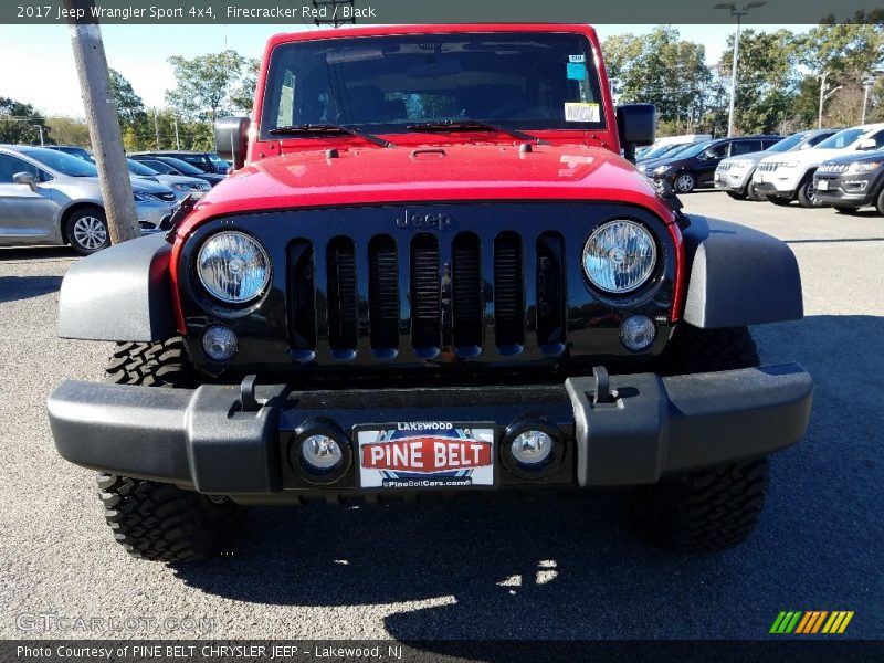 Firecracker Red / Black 2017 Jeep Wrangler Sport 4x4