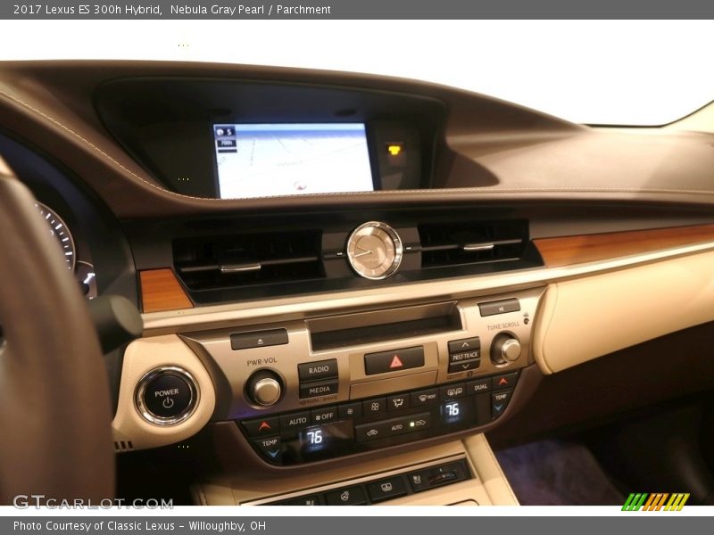 Nebula Gray Pearl / Parchment 2017 Lexus ES 300h Hybrid