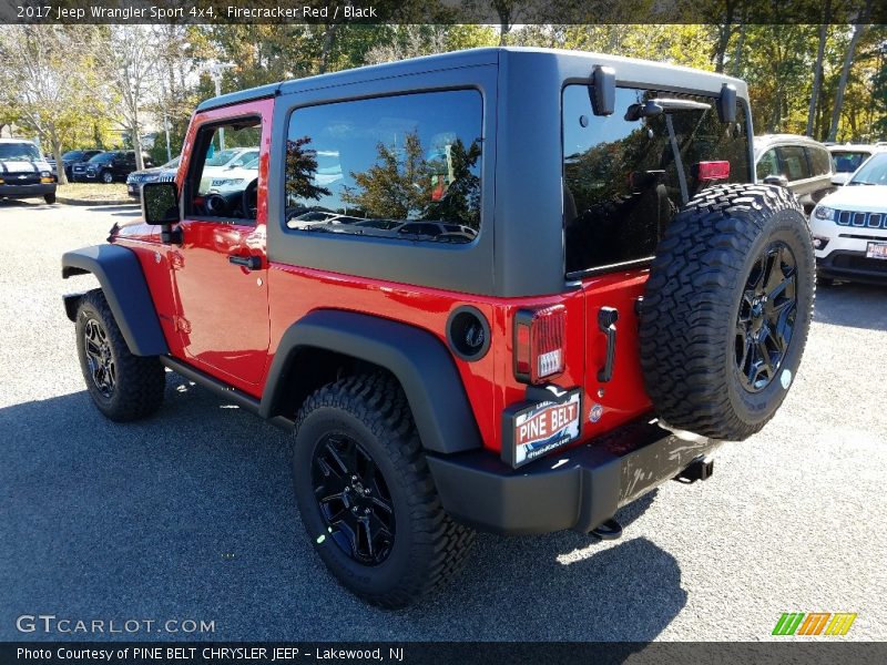 Firecracker Red / Black 2017 Jeep Wrangler Sport 4x4
