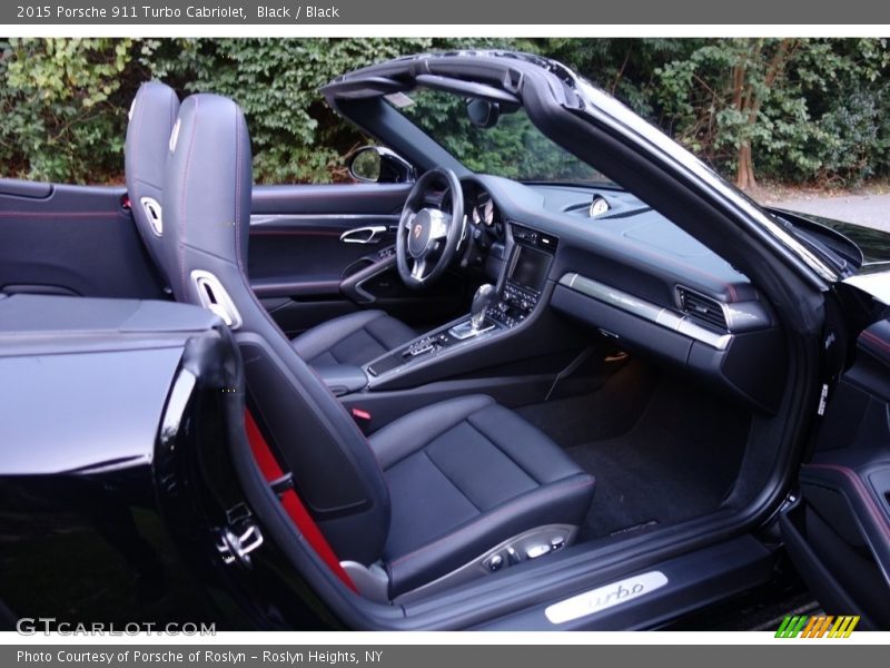 Black / Black 2015 Porsche 911 Turbo Cabriolet