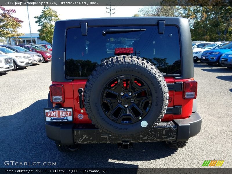 Firecracker Red / Black 2017 Jeep Wrangler Sport 4x4