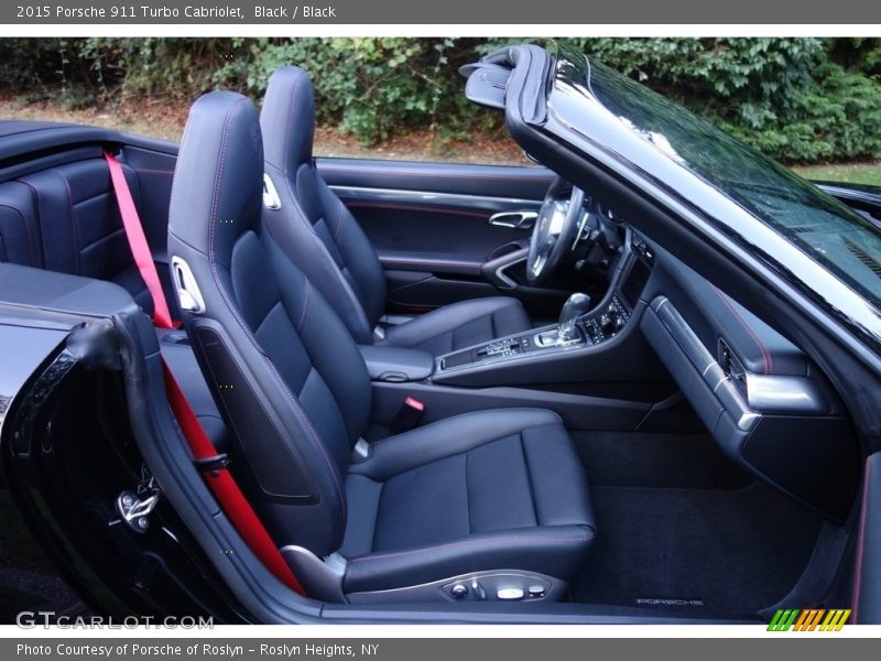 Black / Black 2015 Porsche 911 Turbo Cabriolet
