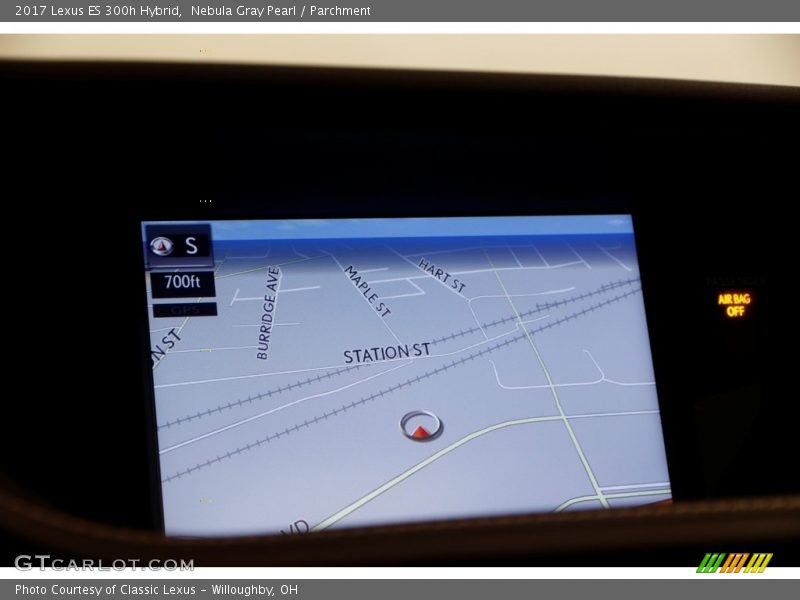 Nebula Gray Pearl / Parchment 2017 Lexus ES 300h Hybrid