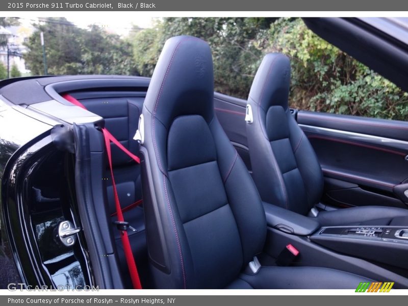 Black / Black 2015 Porsche 911 Turbo Cabriolet