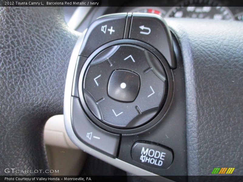 Barcelona Red Metallic / Ivory 2012 Toyota Camry L