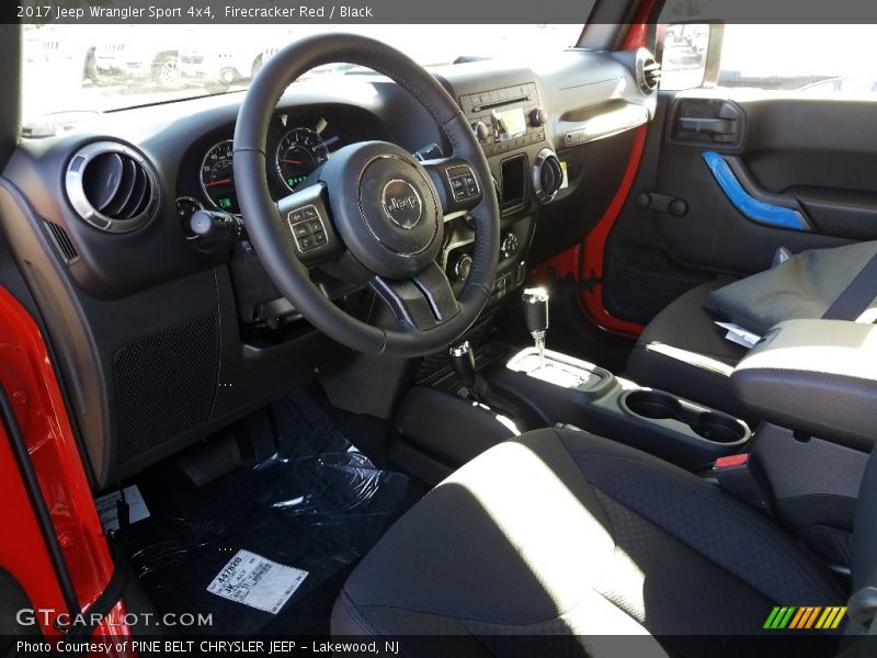 Firecracker Red / Black 2017 Jeep Wrangler Sport 4x4
