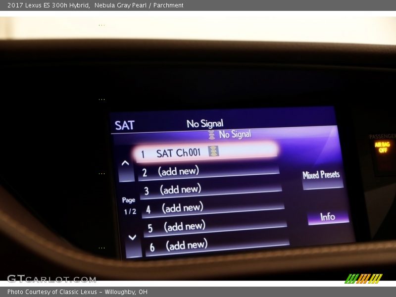 Nebula Gray Pearl / Parchment 2017 Lexus ES 300h Hybrid