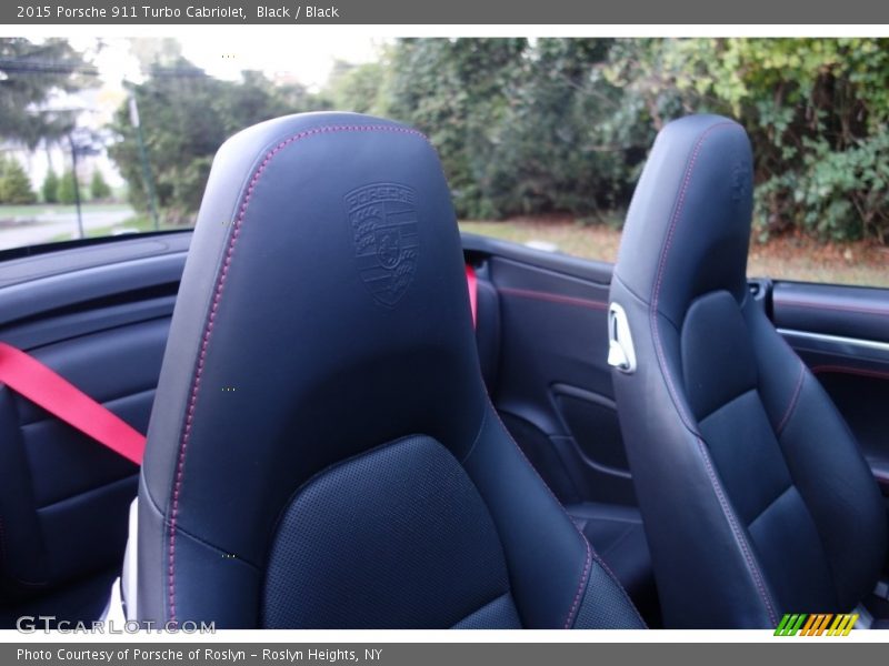 Black / Black 2015 Porsche 911 Turbo Cabriolet