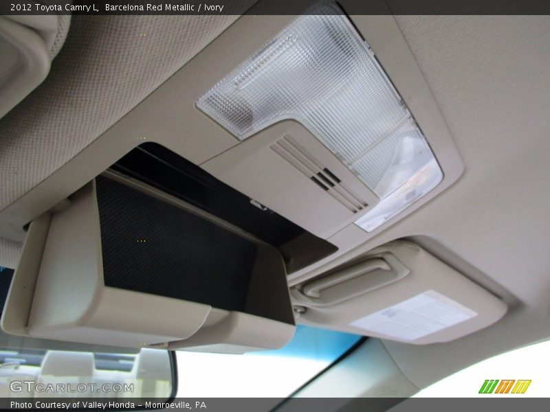Barcelona Red Metallic / Ivory 2012 Toyota Camry L