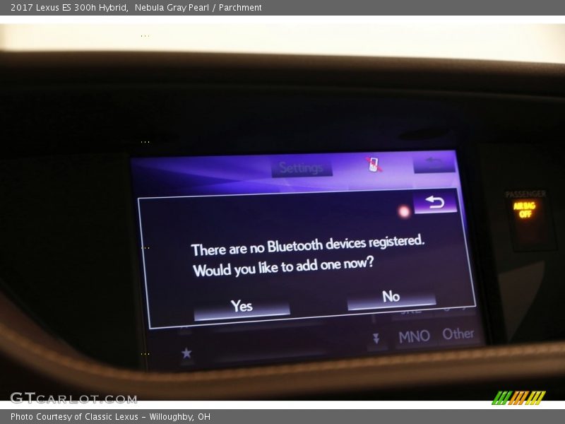 Nebula Gray Pearl / Parchment 2017 Lexus ES 300h Hybrid