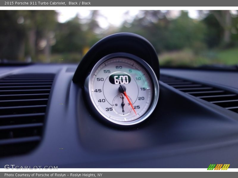 Black / Black 2015 Porsche 911 Turbo Cabriolet