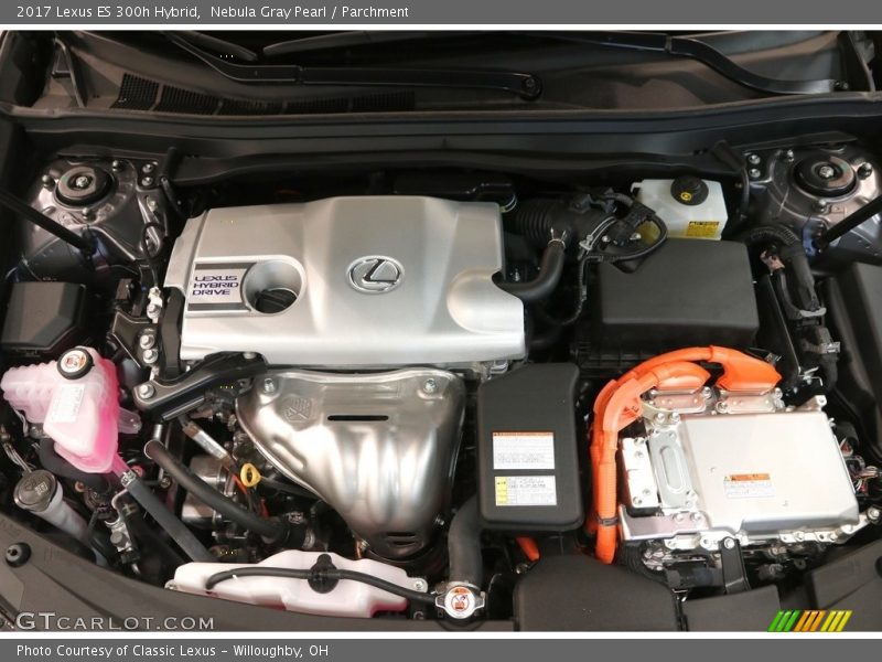 Nebula Gray Pearl / Parchment 2017 Lexus ES 300h Hybrid