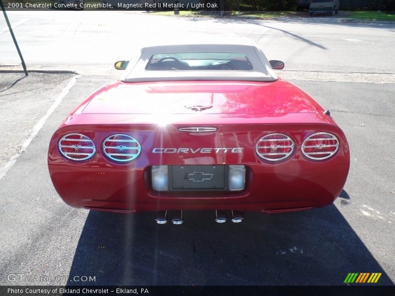Magnetic Red II Metallic / Light Oak 2001 Chevrolet Corvette Convertible