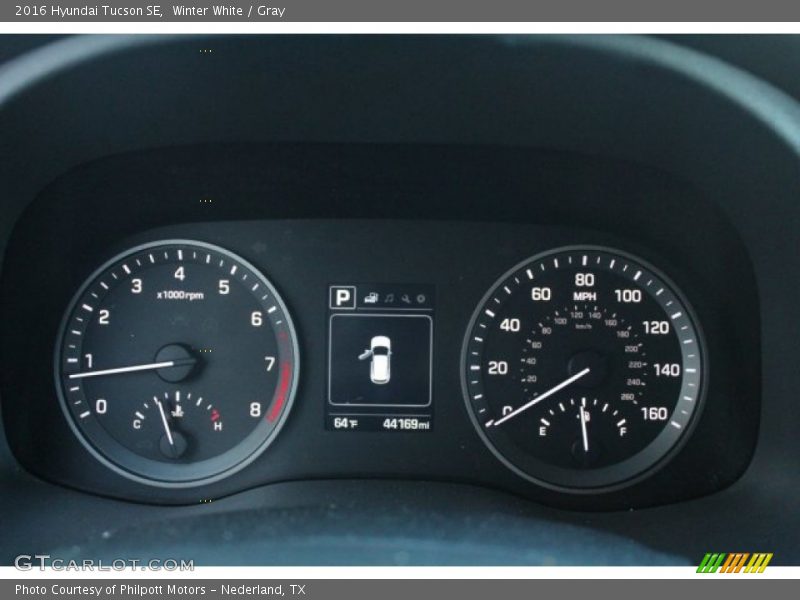 Winter White / Gray 2016 Hyundai Tucson SE