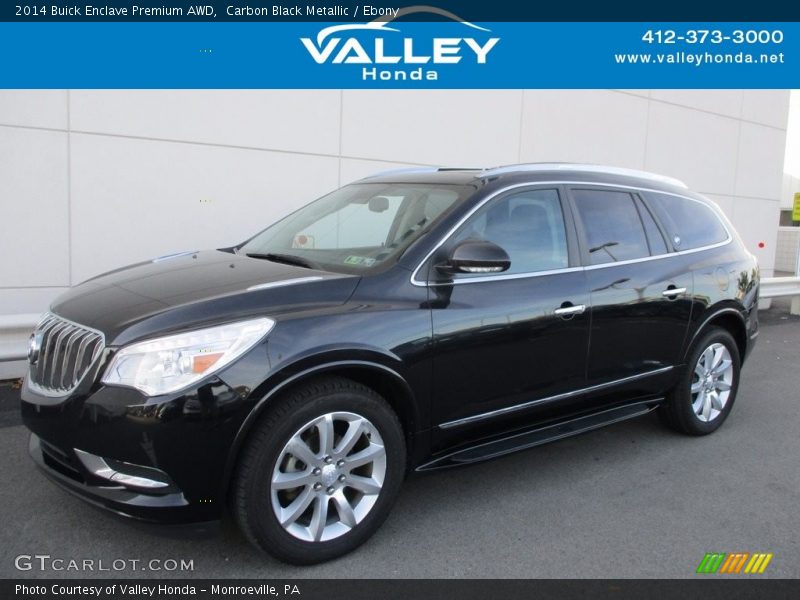 Carbon Black Metallic / Ebony 2014 Buick Enclave Premium AWD