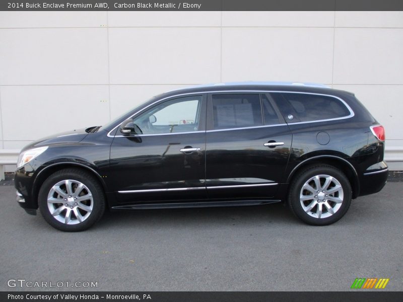 Carbon Black Metallic / Ebony 2014 Buick Enclave Premium AWD