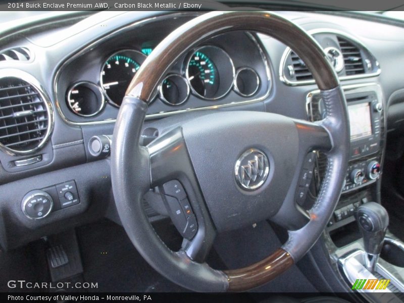 Carbon Black Metallic / Ebony 2014 Buick Enclave Premium AWD