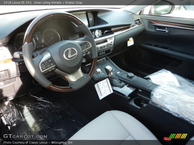  2018 ES 350 Stratus Gray Interior