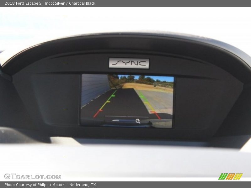 Ingot Silver / Charcoal Black 2018 Ford Escape S