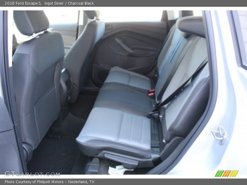 Ingot Silver / Charcoal Black 2018 Ford Escape S