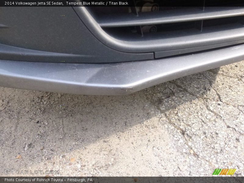 Tempest Blue Metallic / Titan Black 2014 Volkswagen Jetta SE Sedan