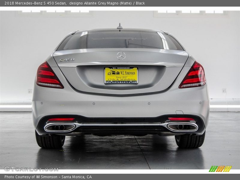 designo Allanite Grey Magno (Matte) / Black 2018 Mercedes-Benz S 450 Sedan