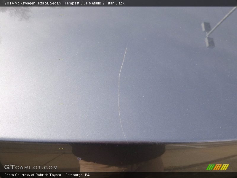 Tempest Blue Metallic / Titan Black 2014 Volkswagen Jetta SE Sedan