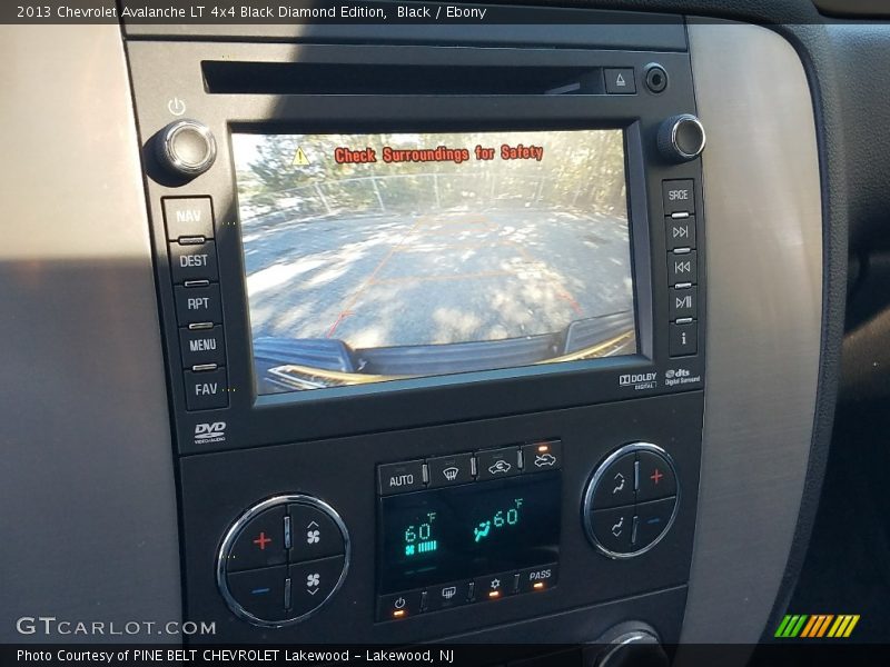 Black / Ebony 2013 Chevrolet Avalanche LT 4x4 Black Diamond Edition