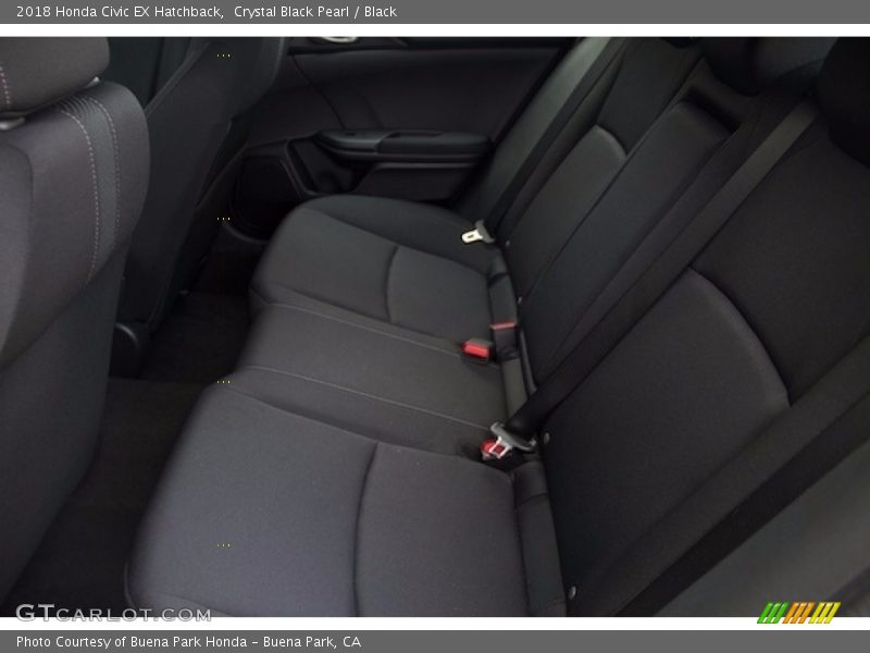 Crystal Black Pearl / Black 2018 Honda Civic EX Hatchback