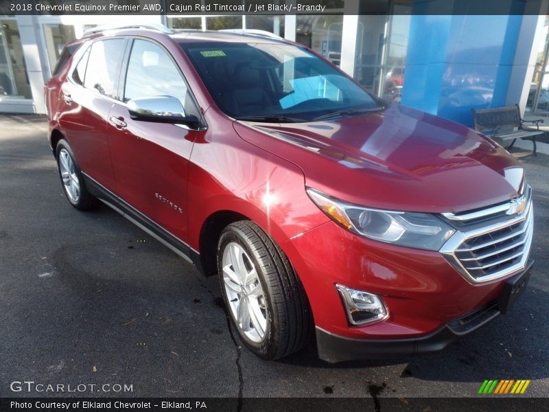 Cajun Red Tintcoat / Jet Black/­Brandy 2018 Chevrolet Equinox Premier AWD