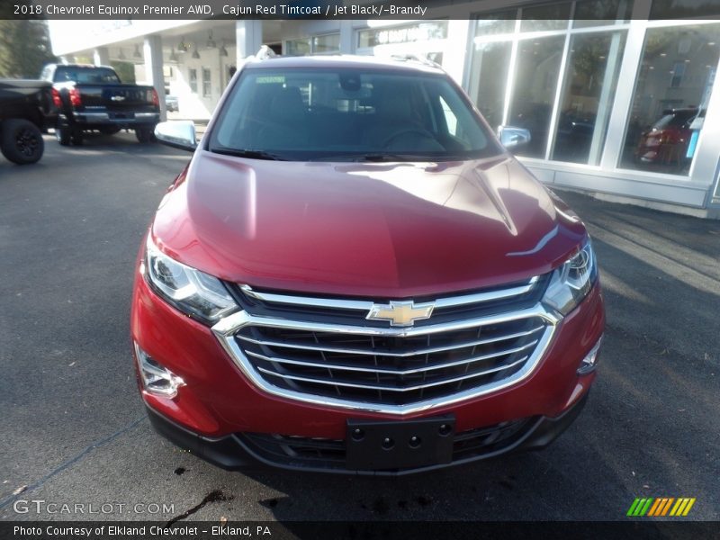 Cajun Red Tintcoat / Jet Black/­Brandy 2018 Chevrolet Equinox Premier AWD