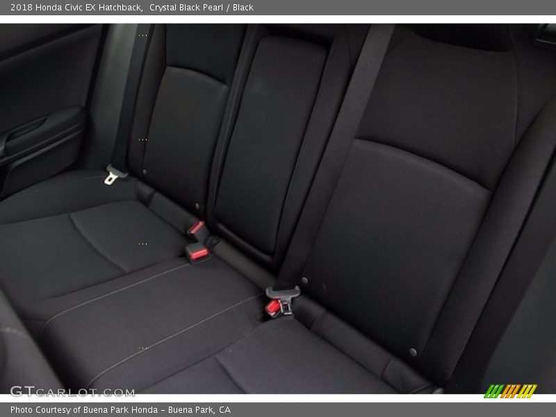 Crystal Black Pearl / Black 2018 Honda Civic EX Hatchback