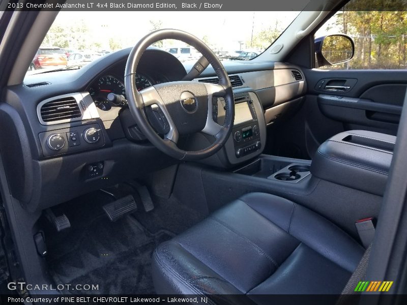 Black / Ebony 2013 Chevrolet Avalanche LT 4x4 Black Diamond Edition