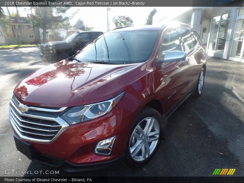 Cajun Red Tintcoat / Jet Black/­Brandy 2018 Chevrolet Equinox Premier AWD