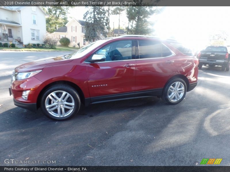 Cajun Red Tintcoat / Jet Black/­Brandy 2018 Chevrolet Equinox Premier AWD