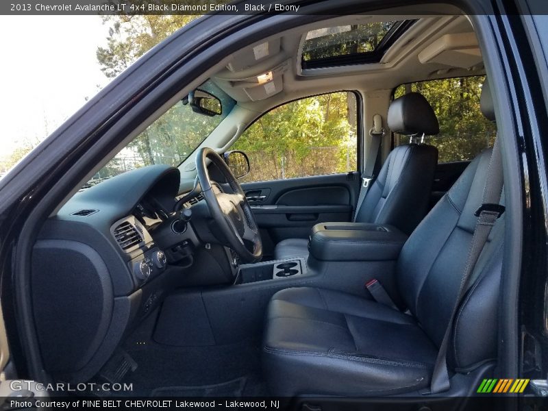 Black / Ebony 2013 Chevrolet Avalanche LT 4x4 Black Diamond Edition