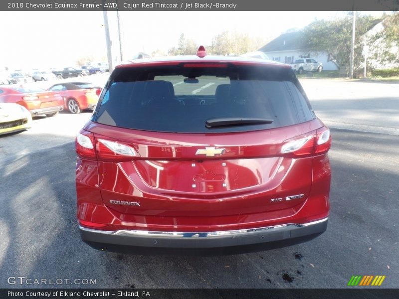 Cajun Red Tintcoat / Jet Black/­Brandy 2018 Chevrolet Equinox Premier AWD