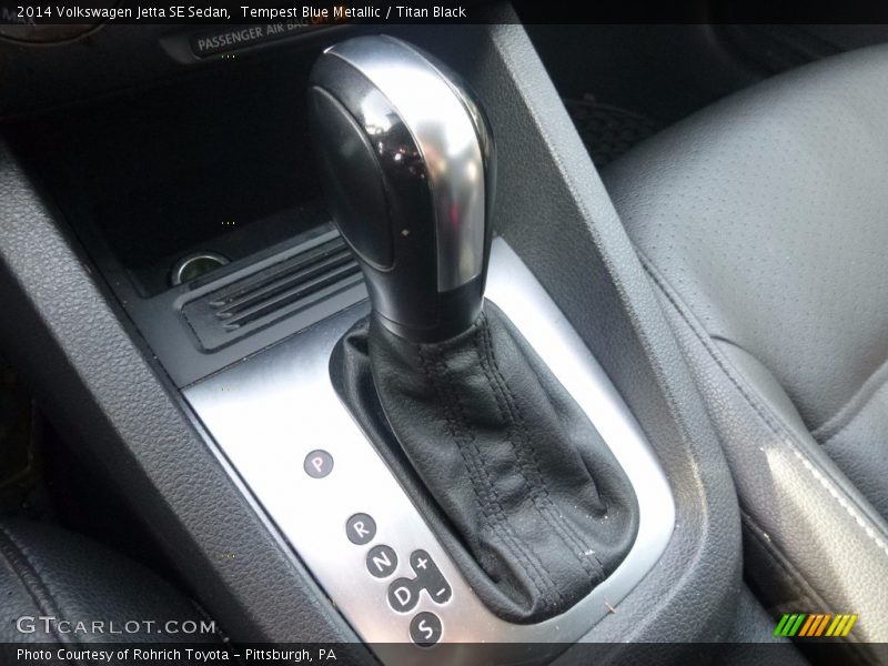 Tempest Blue Metallic / Titan Black 2014 Volkswagen Jetta SE Sedan