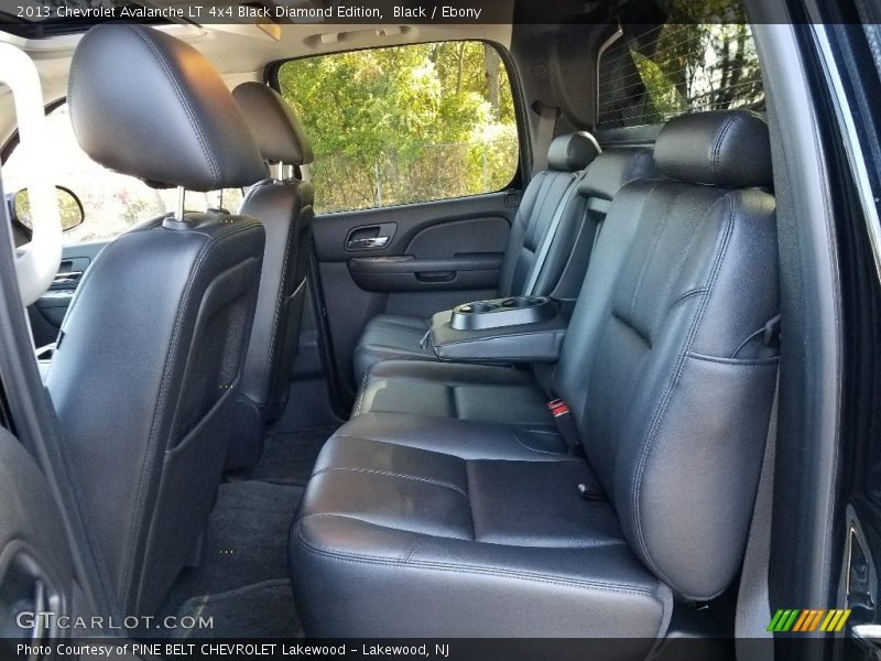 Black / Ebony 2013 Chevrolet Avalanche LT 4x4 Black Diamond Edition