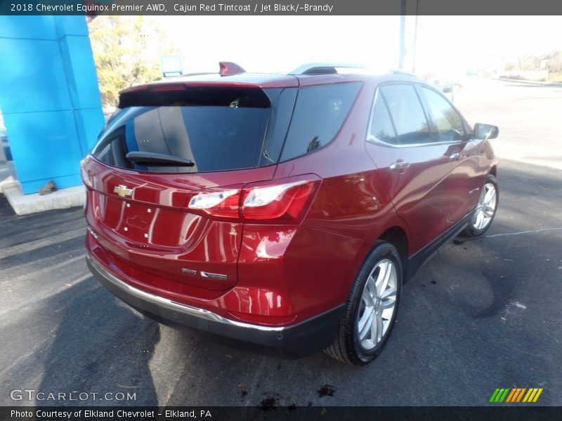 Cajun Red Tintcoat / Jet Black/­Brandy 2018 Chevrolet Equinox Premier AWD