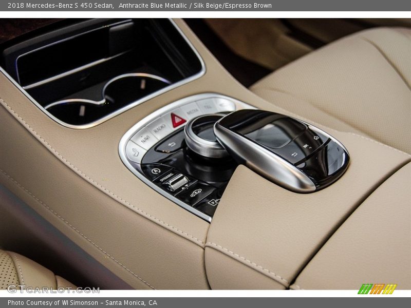 Controls of 2018 S 450 Sedan