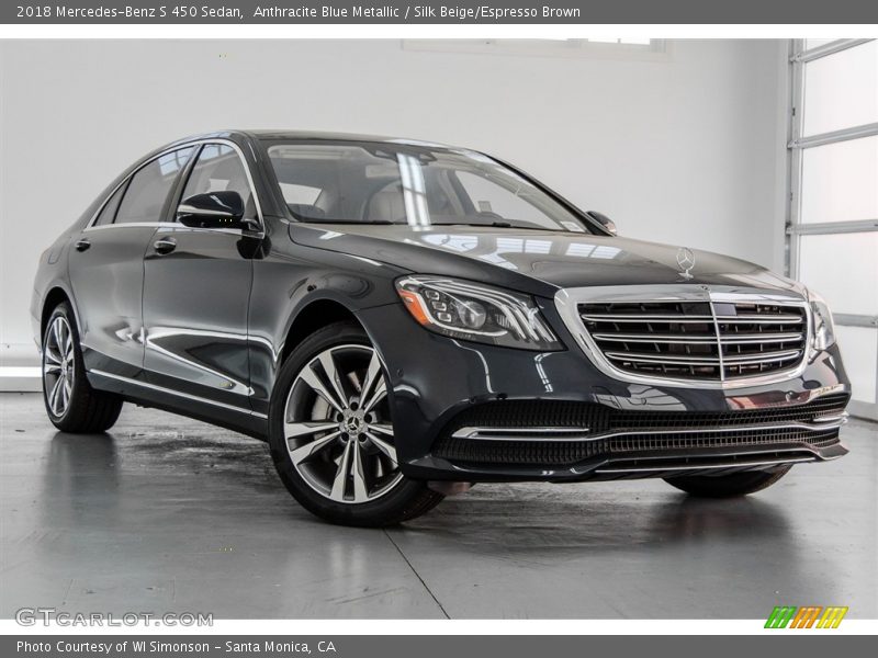 Front 3/4 View of 2018 S 450 Sedan