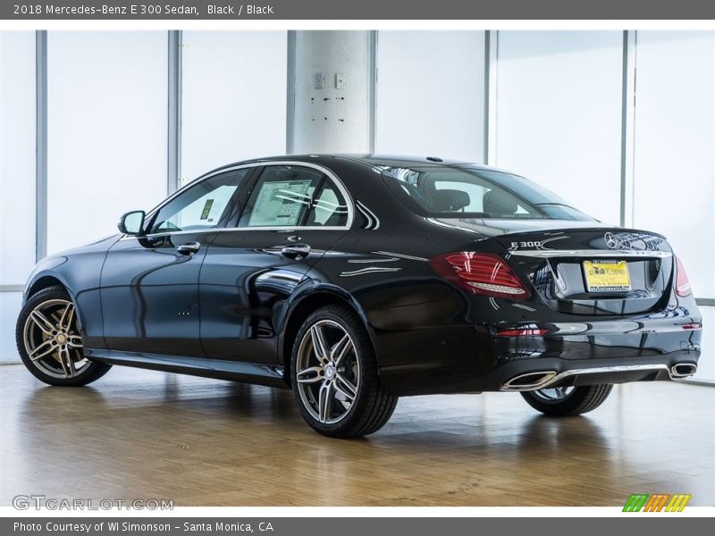 Black / Black 2018 Mercedes-Benz E 300 Sedan
