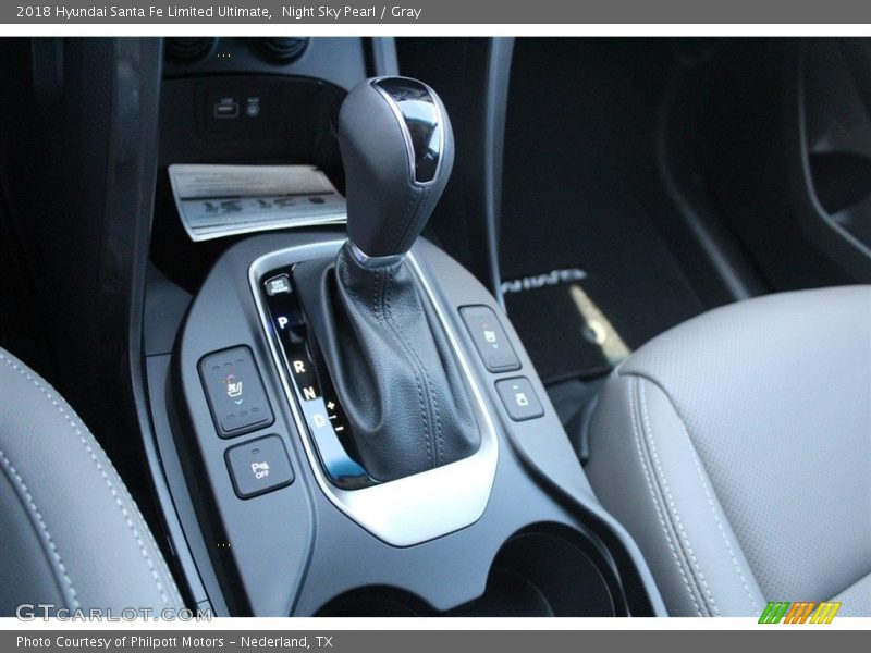 Night Sky Pearl / Gray 2018 Hyundai Santa Fe Limited Ultimate