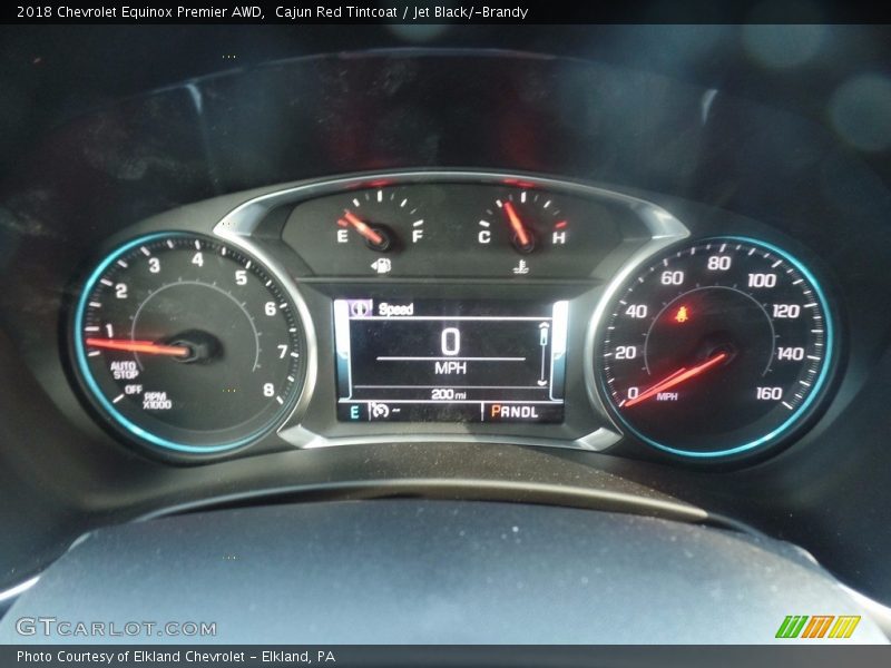 Cajun Red Tintcoat / Jet Black/­Brandy 2018 Chevrolet Equinox Premier AWD