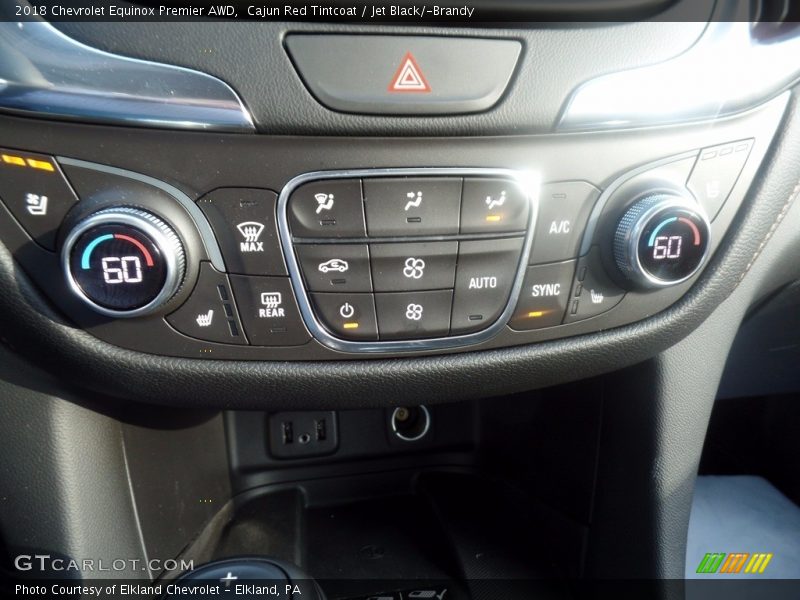 Cajun Red Tintcoat / Jet Black/­Brandy 2018 Chevrolet Equinox Premier AWD