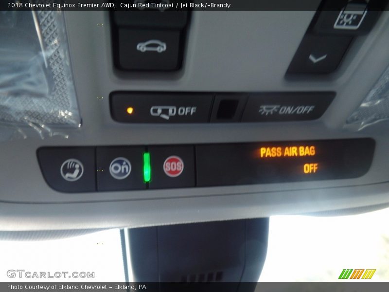 Cajun Red Tintcoat / Jet Black/­Brandy 2018 Chevrolet Equinox Premier AWD